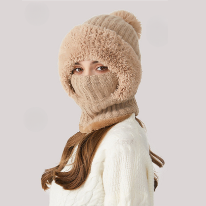 Flufféa™ – Cagoule Hivernale 3-en-1 Ultra-Douce